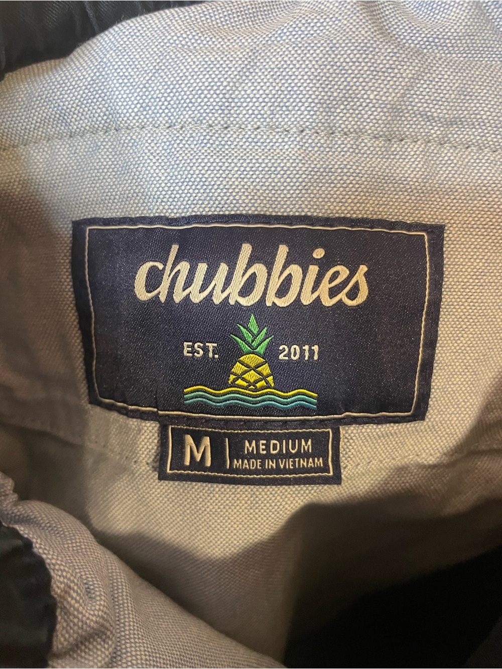 Chubbies Stretch Shorts in Navy 5.5” Inseam Originals Size Medium - Picture 10 of 13